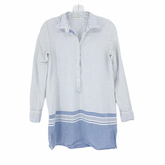 J. Crew Stripe Shirt Dress XS